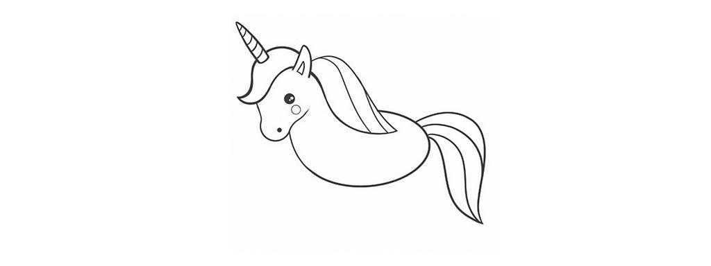 Cute Unicorn Art Drawing - Drawing Skill